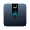 Wyze Scale Ultra Smart Body Fat Scale, 4.3" Full-Color TFT Display, Wi-Fi & Bluetooth Sync, 13 Body Metrics, Black